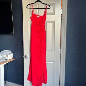 REVOLVE superdown Eva Front Slit Dress in Red S